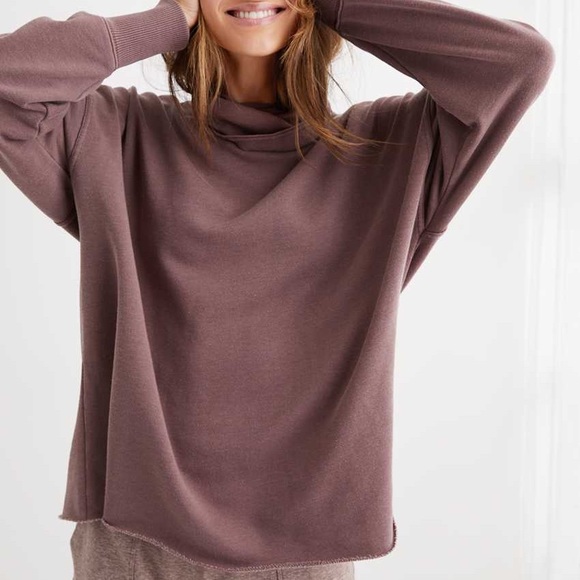 Aerie fleece turtleneck Clearance